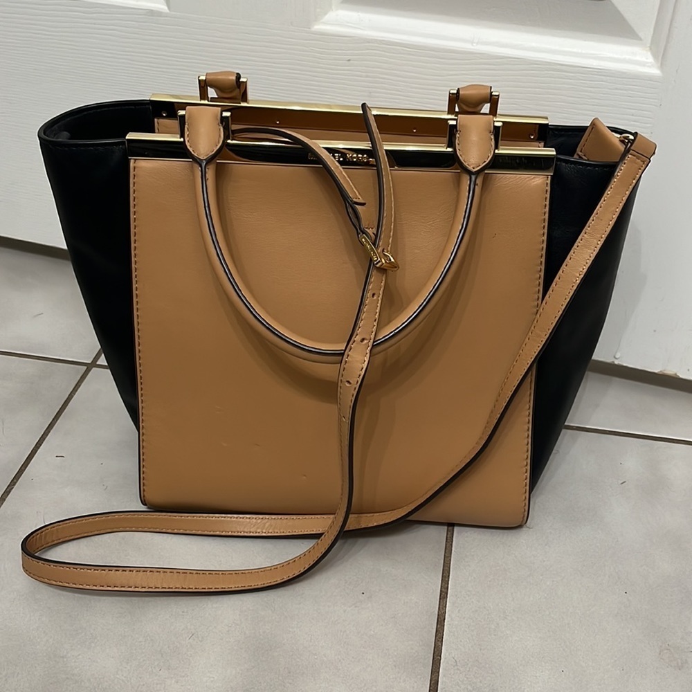 Michael Kors Lana Colorblock Leather Medium Bag - Picture 13 of 16